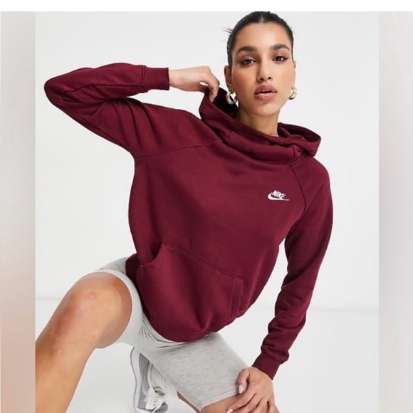 Nike Tops - Nike Athleisure Burgundy Women’s XS Hoodie